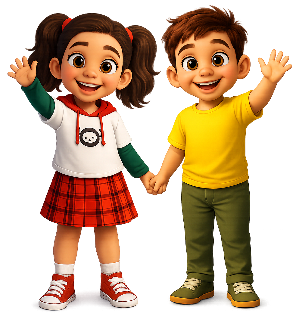 Jevika and Joy Characters